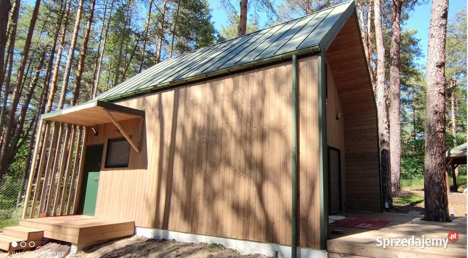 dom z drewna 35m nowoczesna stodoła domek Pozostałe Józefów