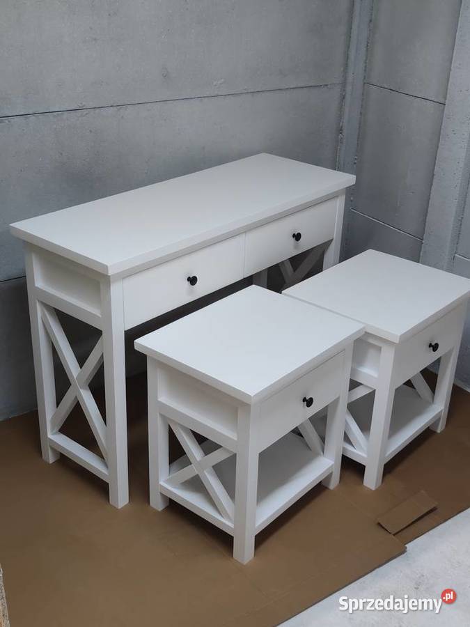 Komplet mebli drewnianych styl prowansalski łódzkie