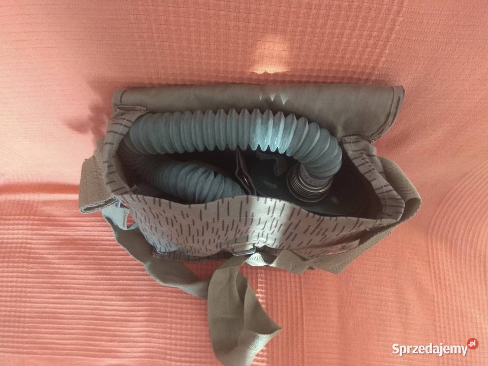 RETRO maska gazowa PRL kompletna torba typ Militaria mazowieckie Warszawa