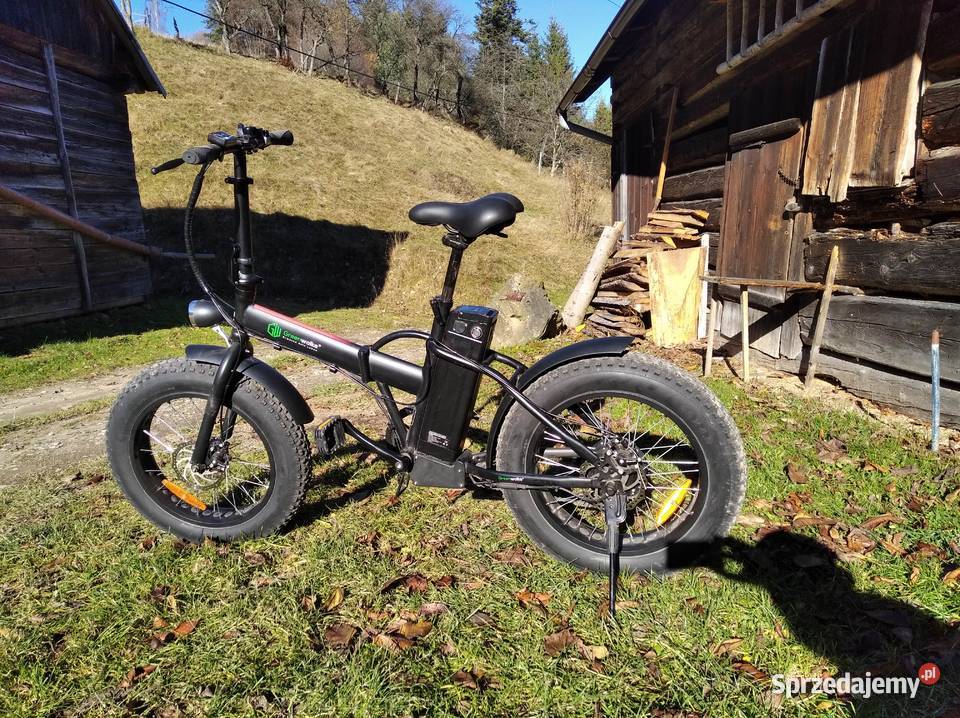 Rower elektryczny składany mało używany składak Piwniczna-Zdrój