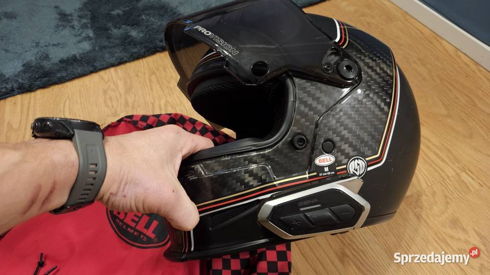 Kask karbon Bell z Sena Szczecin