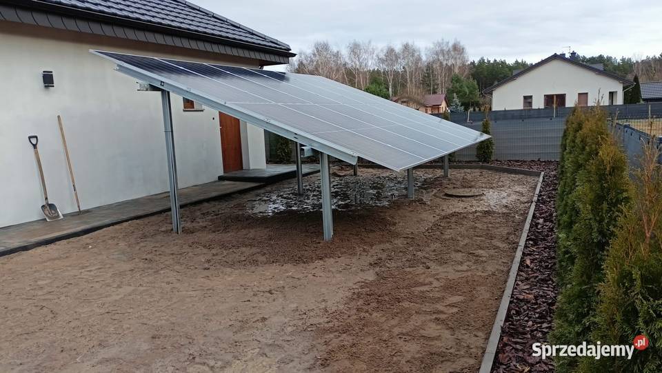 Fotowoltaika grunt 10kW zestaw z montażem Zduńska Wola