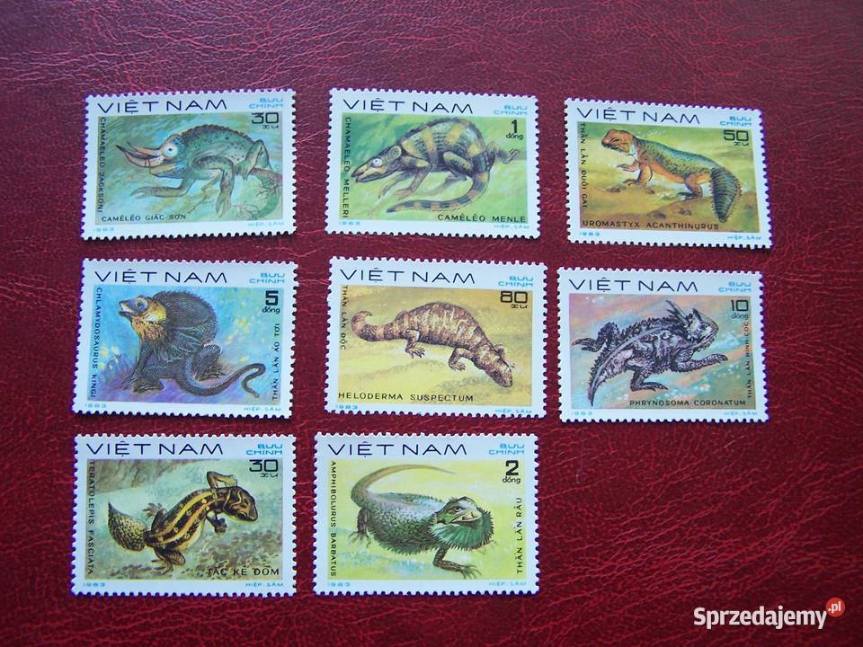 Wietnam 1983 MNH Mi 1300916 Fauna Gady Tychy