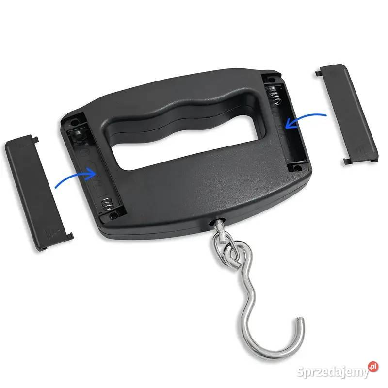 Waga Cyfrowa Ręczna Bagaż Do 50 Czarna Z Hakiem Płock sprzedam