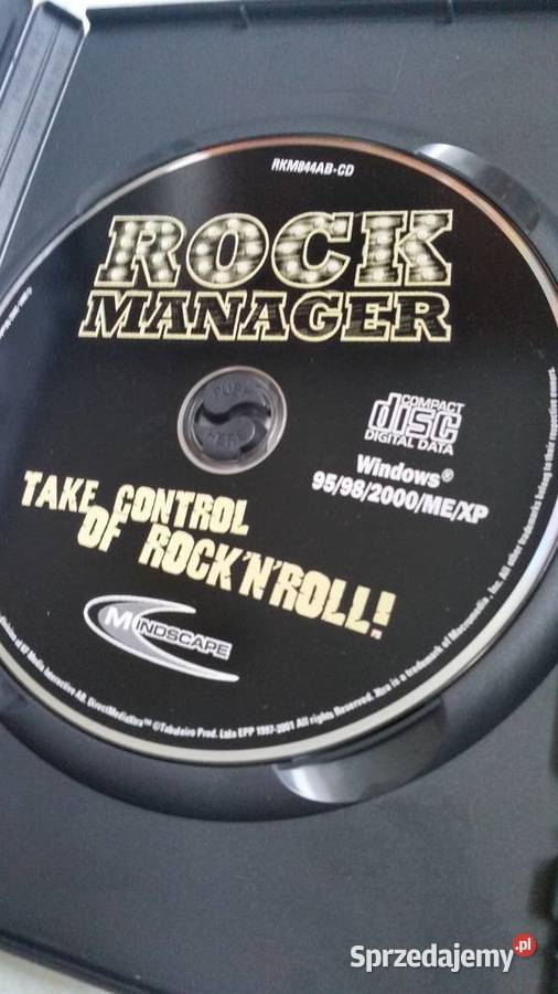 ROCK MANAGER TAKE CONTROL OF ROCKNROLL pc cdrom Puławy sprzedam