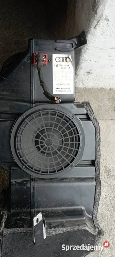 SUBWOOFER AUDI A6 C5 BLAUPUNKT AVANT KOMBI skrzynie basowe i tuby warmińsko-mazurskie Szczytno sprzedam