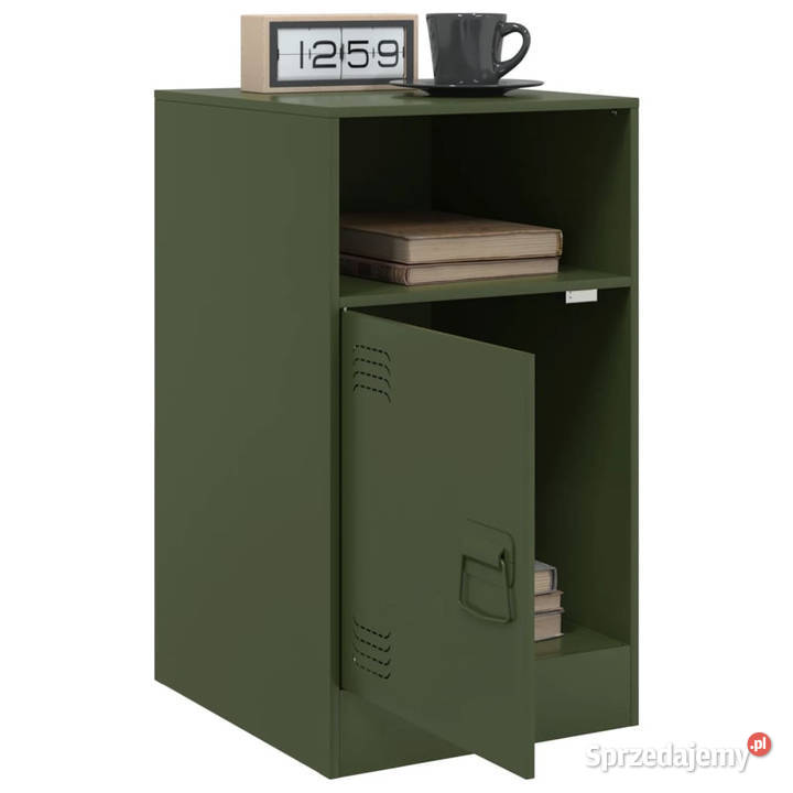 Szafka nocna oliwkowa zieleń 345x39x62 stal Warszawa
