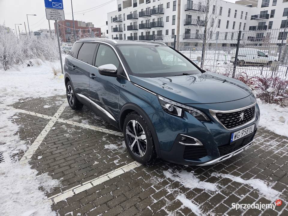 Peugeot 5008 GTLine 20 BlueHDi 177 2018 7 osób system Start-Stop mazowieckie Warszawa