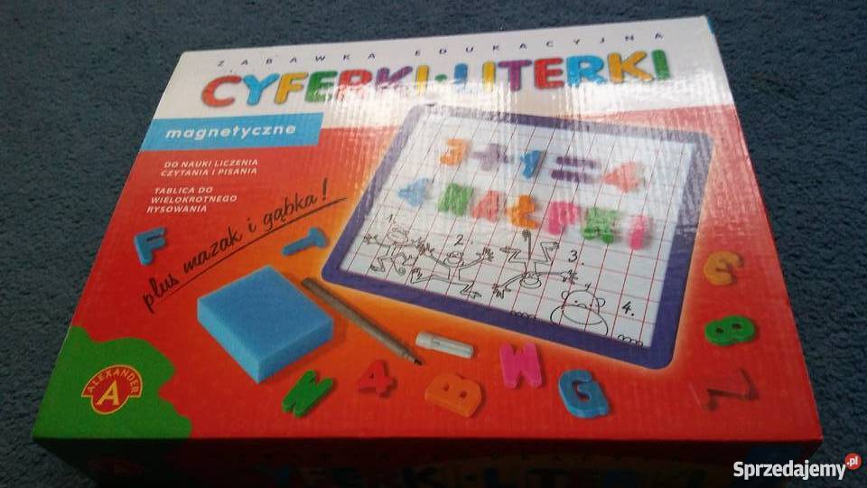 cyferki literki magnetyczne Poznań sprzedam