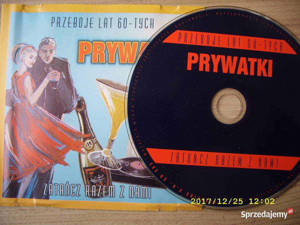 PLYTA CD SKLADANKA PRYWATKIPrzeboje lat 60tych CD Wołów