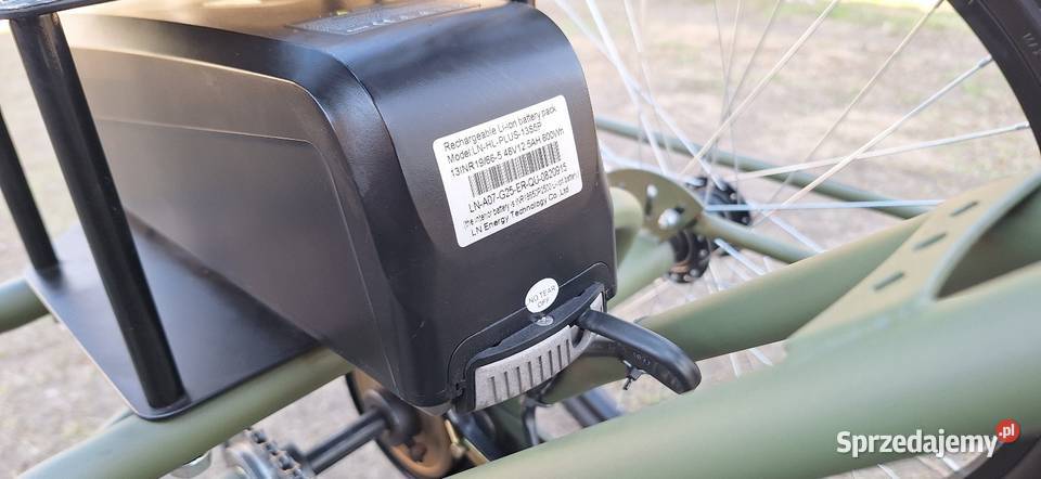 Rower elektryczny trójkołowy 48V 500W Nowy Rowery elektryczne mazowieckie