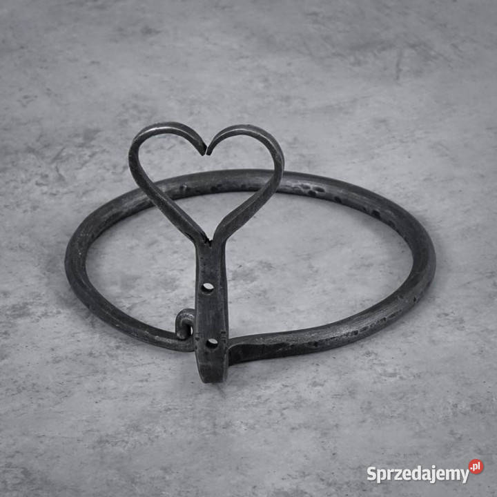 Wieszak na ręcznik metalowy KUTE SERCE