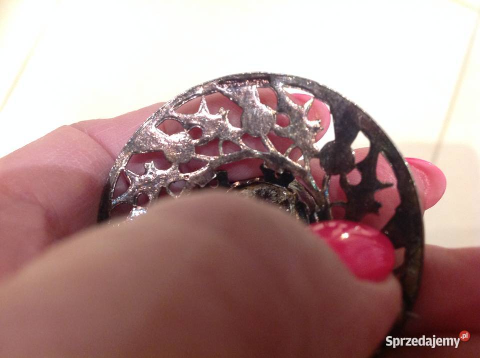 Broszka MIZPAH Vintage Sygnowana Nowa Sól