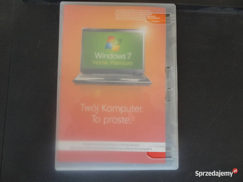 ORYGINALNY Windows 7 Home Premium 32 Bit system operacyjny Poznań sprzedam