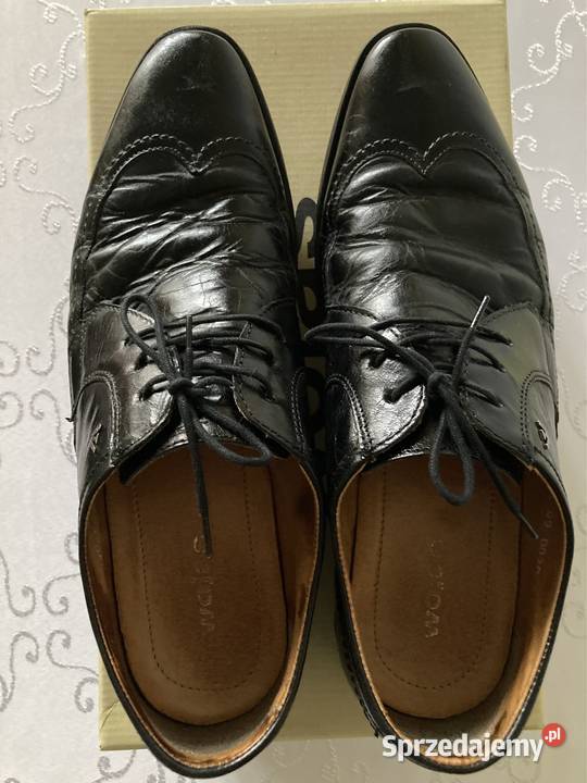 Półbuty Skórzane Wizytowe Elegankie Premium