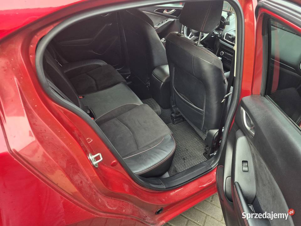 Mazda 3 Enso 20 120 2016 Czerwony Legnica sprzedam