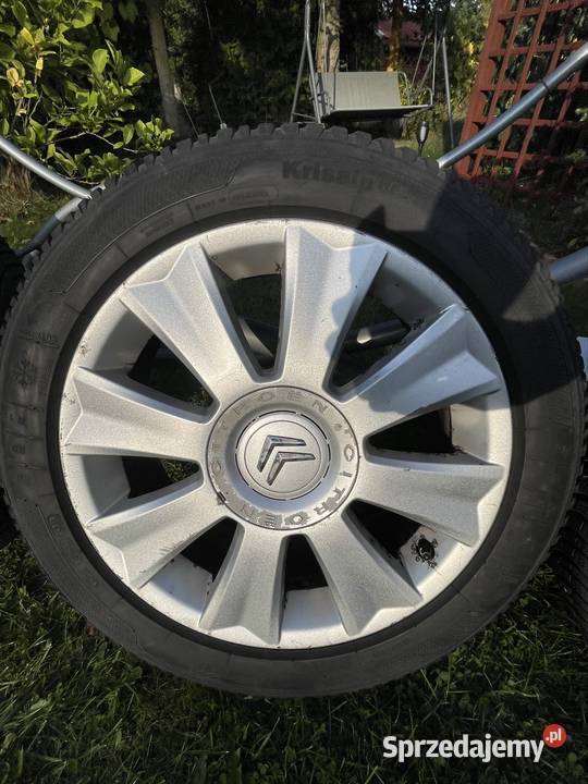 Oryginalne felgi Citroen 17 opony zimowe Kleber Częstochowa