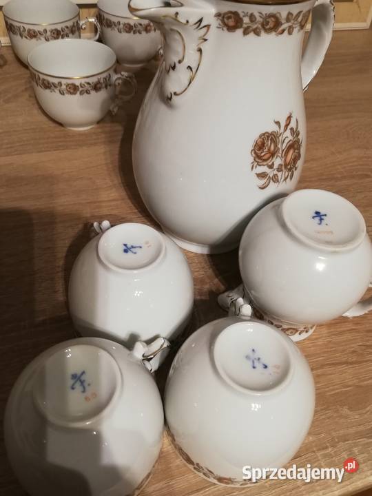 Porcelana Funstenberg dzbanek mlecznik filiżanki Gorlice