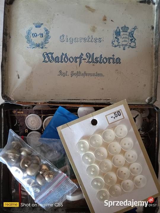 Stara kolekcja guzików Drezdenko sprzedam
