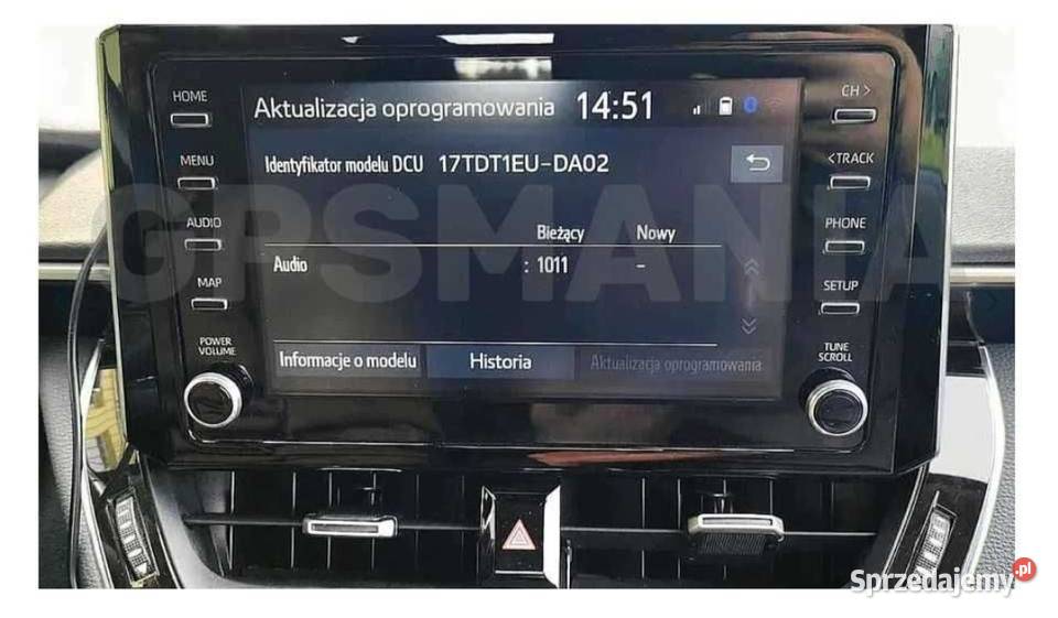 Toyota aktywacja Android Auto i Apple CarPlay Aleksandrów Łódzki