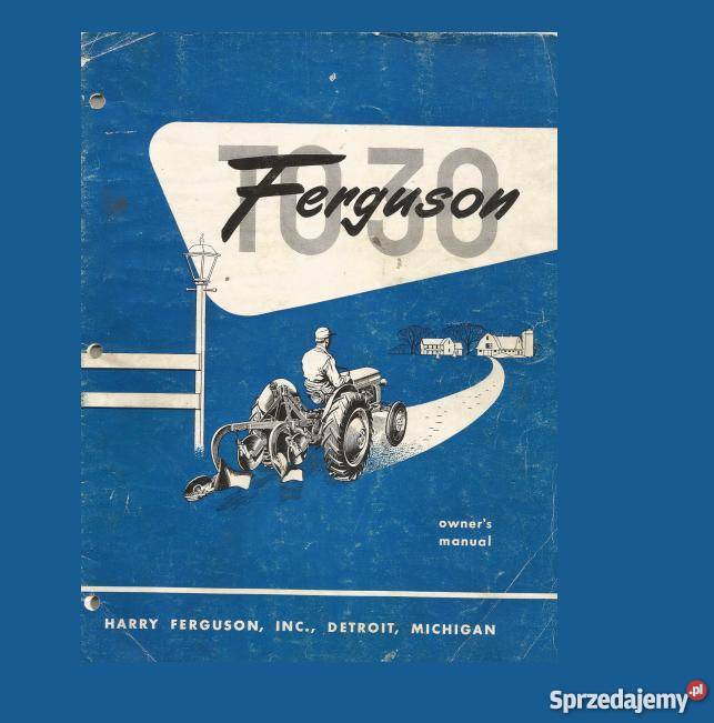 Massey Ferguson TO 20 TO 30 instrukcja obslugi świętokrzyskie Kielce