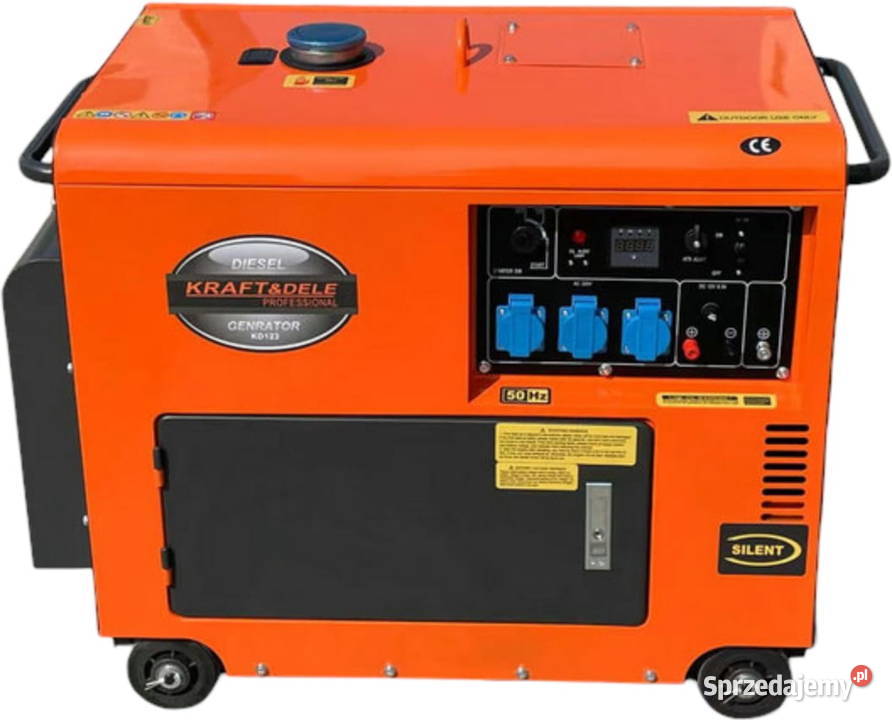 Agregat prądotwórczy DIESEL ATS 7000W 12230V Narzędzia