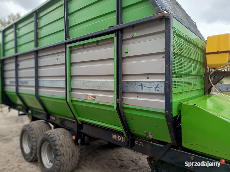 Przyczepa samozbierająca Deutz Fahr FE 637 Rolnictwo mazowieckie Zawidz Kościelny