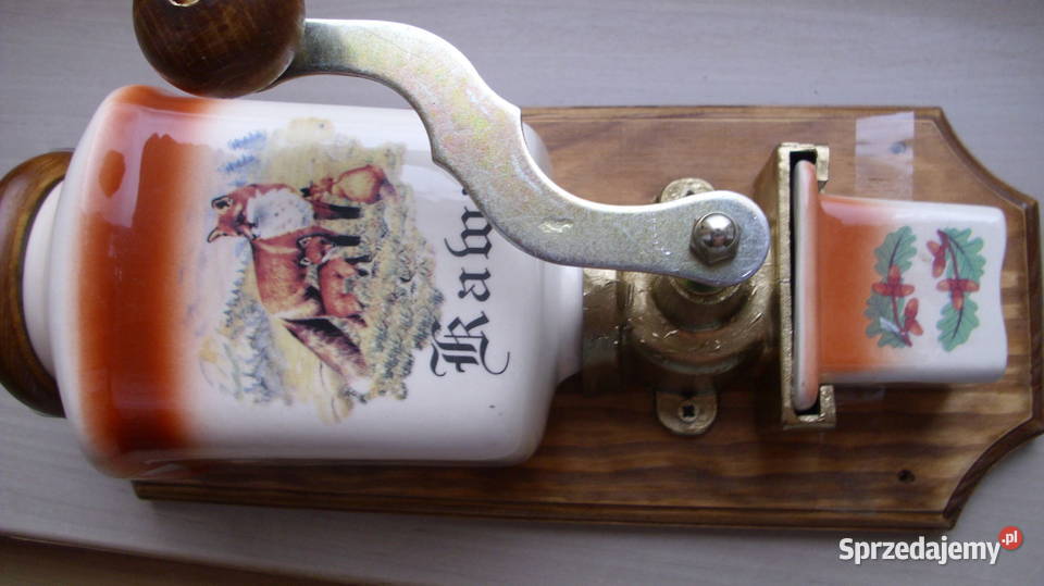 Młynek do kawy z lisami wiszący Świnoujście