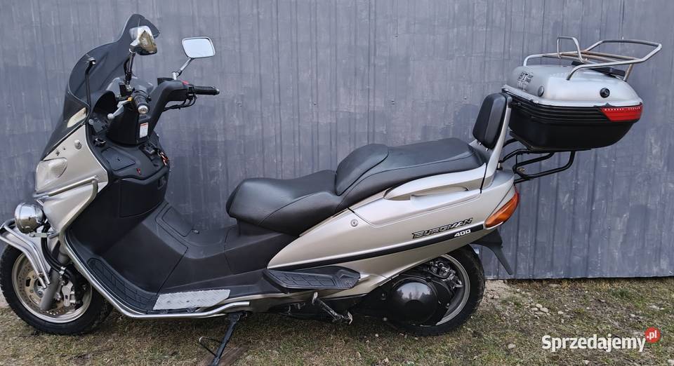 Suzuki Burgman 400 AN400 MAKSYMALNIE DOPOSAŻONY metalic Dębica