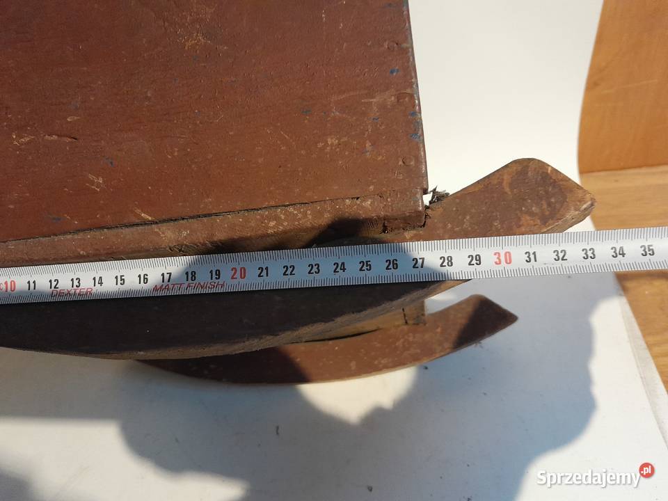 Stara zabytkowa kołyska lalek lalki zabawka Dąbrowa Górnicza