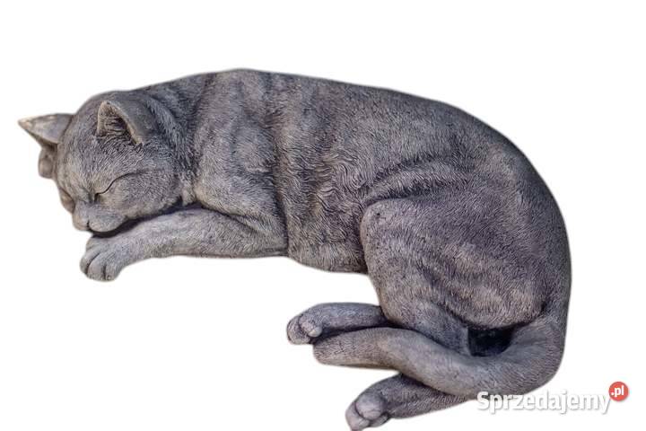 kot ogrodowy figurka kota dekoracja ogród Dom i Ogród Szczecin