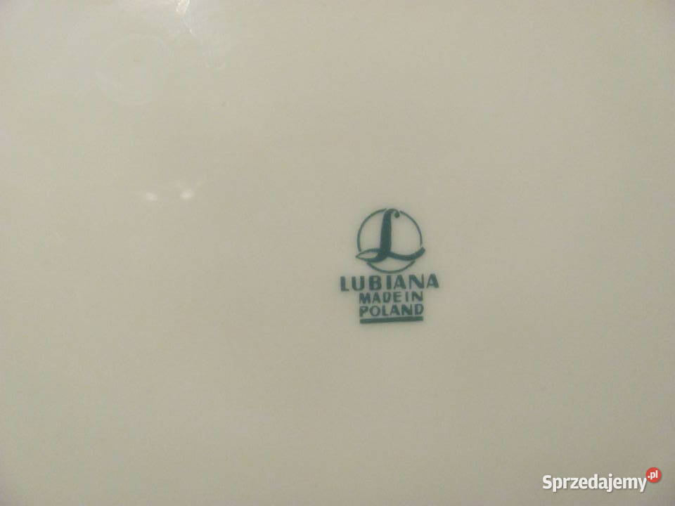 Talerz płaski porcelana Lubiana Porcelana i szkło