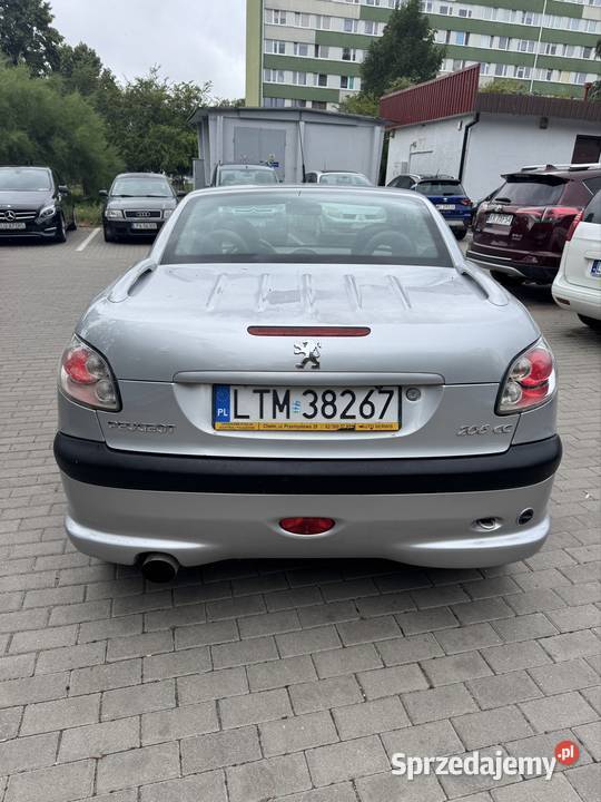 Peugeot 206 CC 20 16V 136 LPG Kabriolet Dach 302734km lubelskie Lublin sprzedam