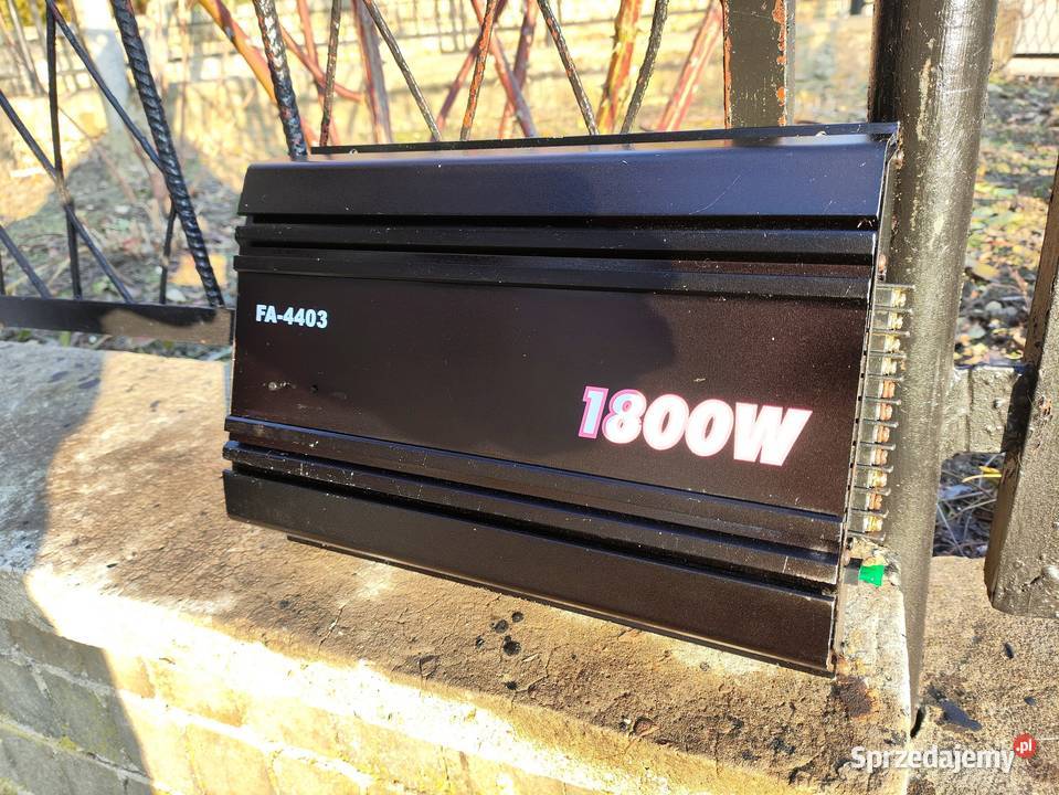 Wzmacniacz samochodowy 4 kanałowy FIRST AUSTRIA Niegowonice sprzedam