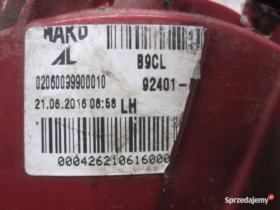 HYUNDAI i10 II lampa lewa tył 92401B9000 osobowe Kielce