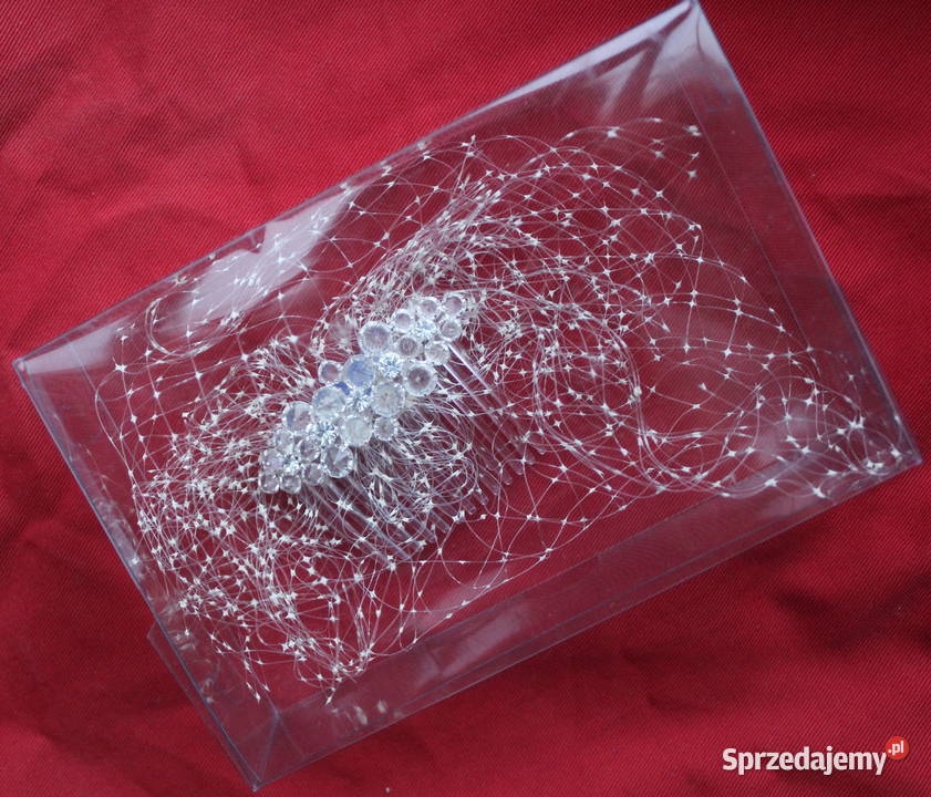 Woalka Ślubna Grzebień Stroik Ślubny Kristin