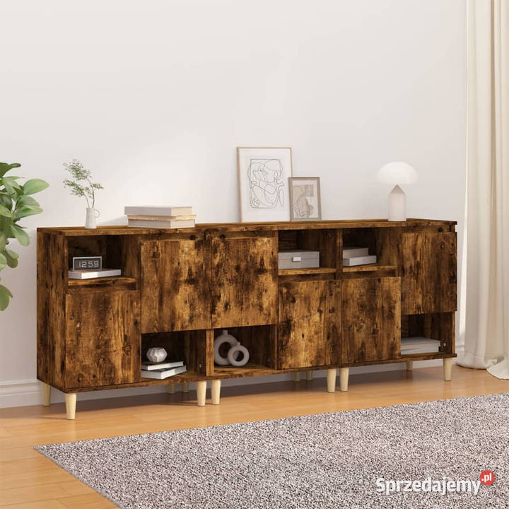 Komody 3 przydymiony dąb 60x35x70 WM3185740 Warszawa