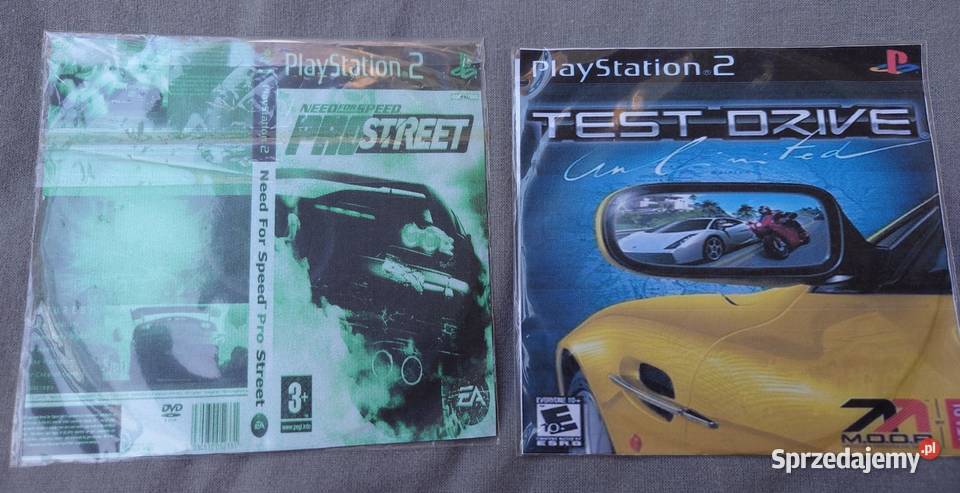 Pakiet gier Playstation 2 2 Need for Speed Test Poznań