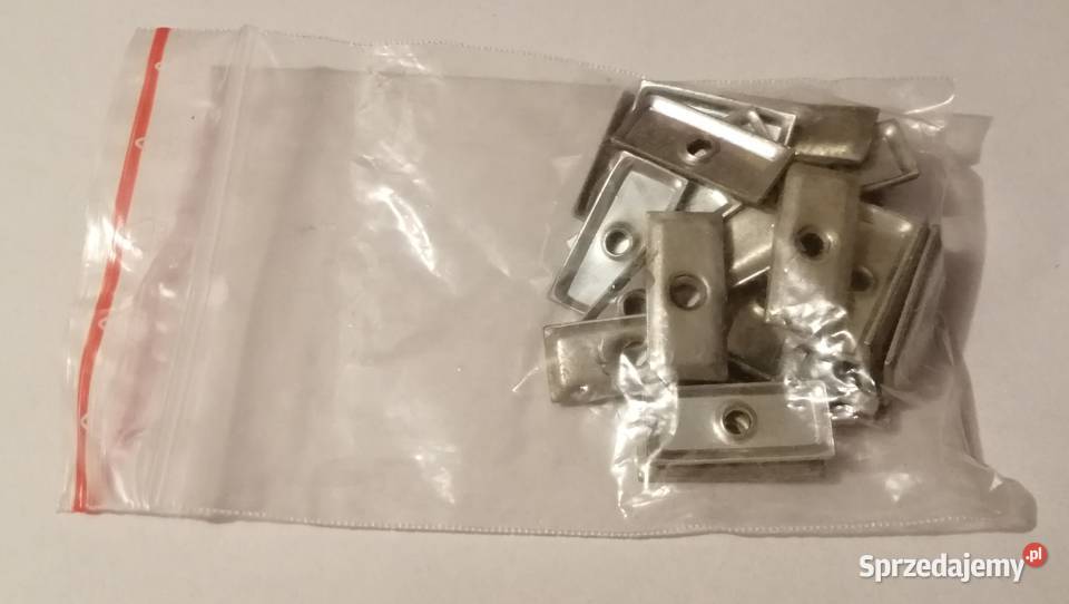 Blaszki do magnesów meblowych 10x23mm 28 Czeladź