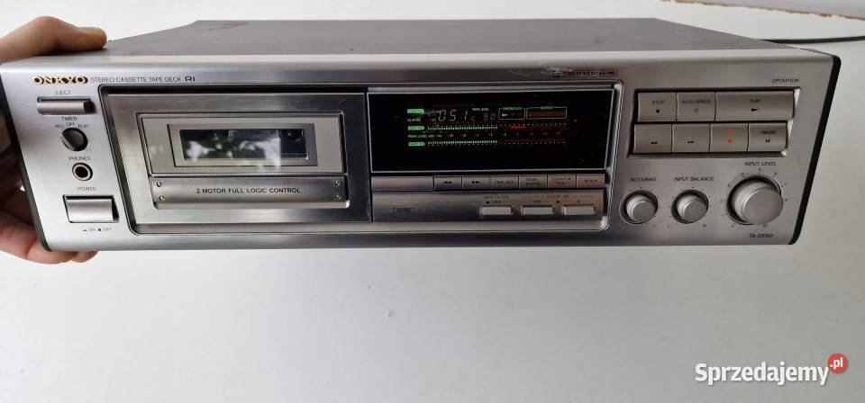 Magnetofon cassette deck ONKYO TA2830 TA 2830 wielkopolskie Międzychód sprzedam