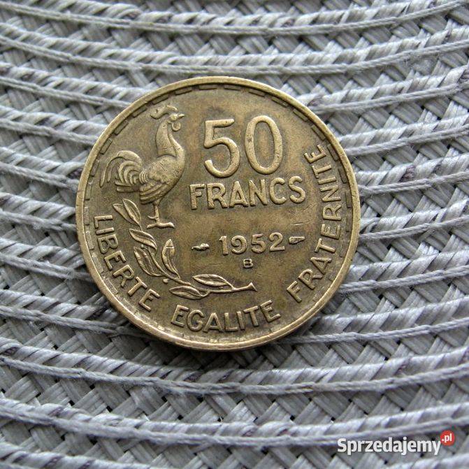 Francja 50 Franków 1952r B Numizmatyka