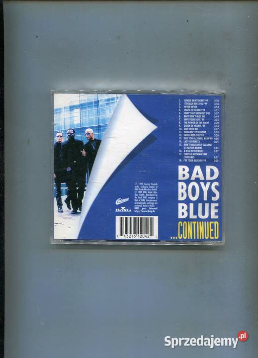 Bad Boys Blue Continued CD Płyta Cd 1 płyta Szczecin
