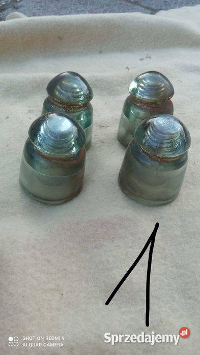 Izolatory stare elektryczne różne kolory świętokrzyskie