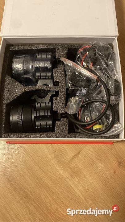 Halogeny motocyklowe kpl z wodoodporną