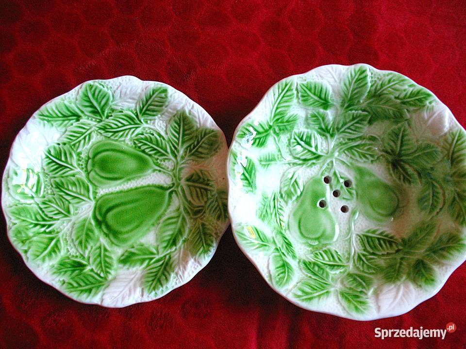 Miska z ociekaczem Salaterka 21 x 7 ITALICA ARS zielony