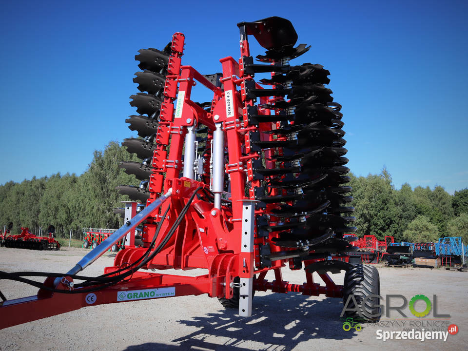 Brona talerzowa hydrauliczna TORNADO 35m 4 m 45m Grudusk