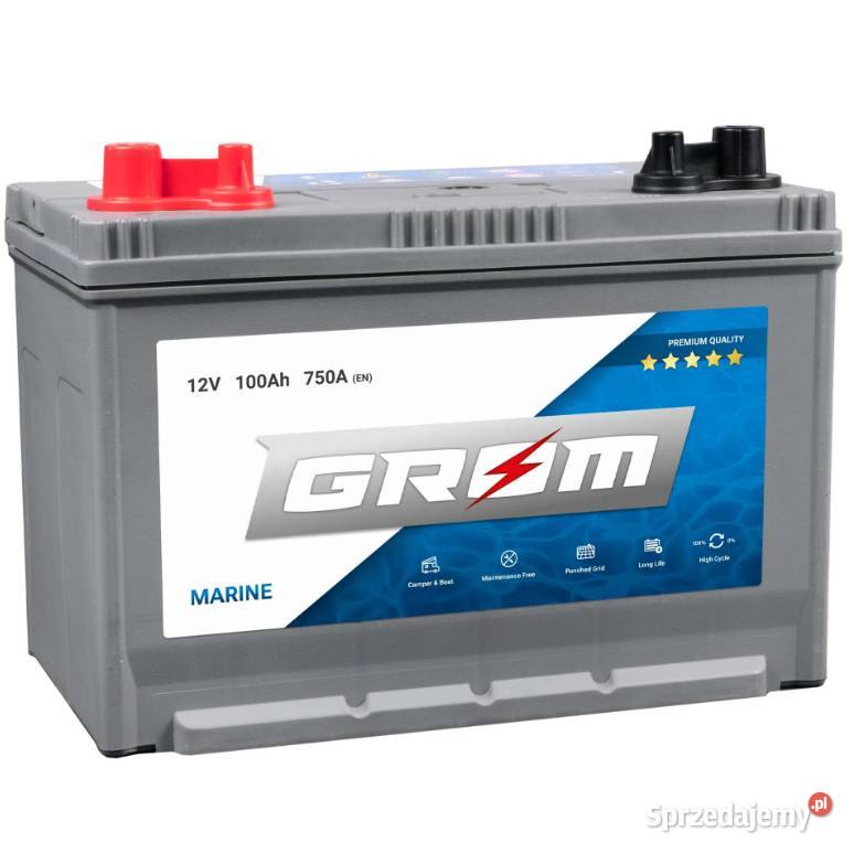 Akumulator GROM MARINE 100Ah 750A M31DC Starogard Gdański