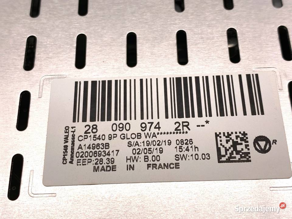 WYŚWIETLACZ RENAULT MEGANE IV 280909742R EKRAN