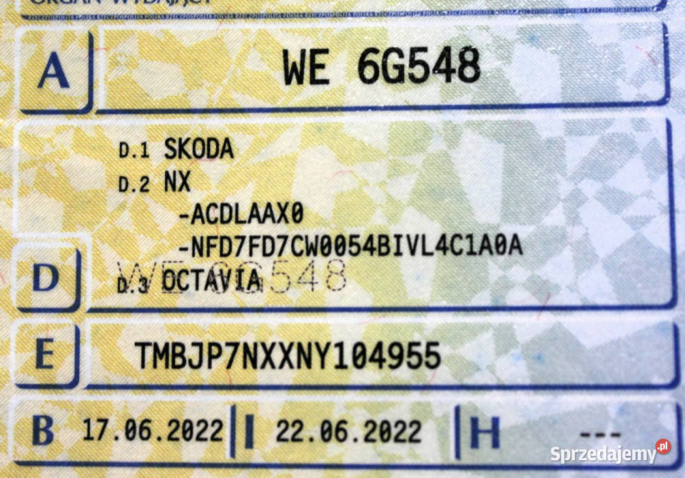 koda Octavia Automat SalonPL FV23 Ambition 1WŁ mazowieckie