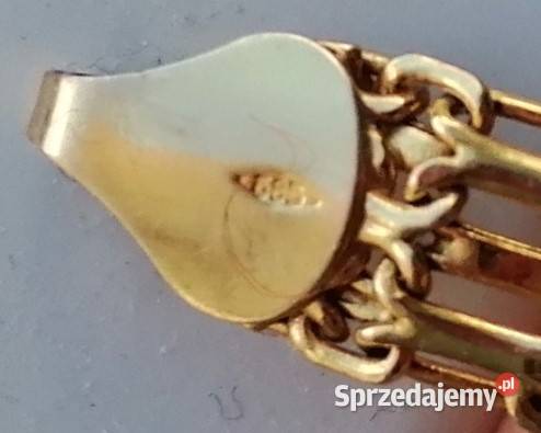 bransoletka damska złoto 585 waga 8g nowa Koszalin